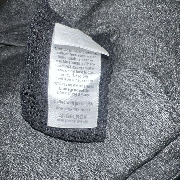 Angelrox Flutter Cape Wrap Jacket Gray One Size - Picture 6 of 6